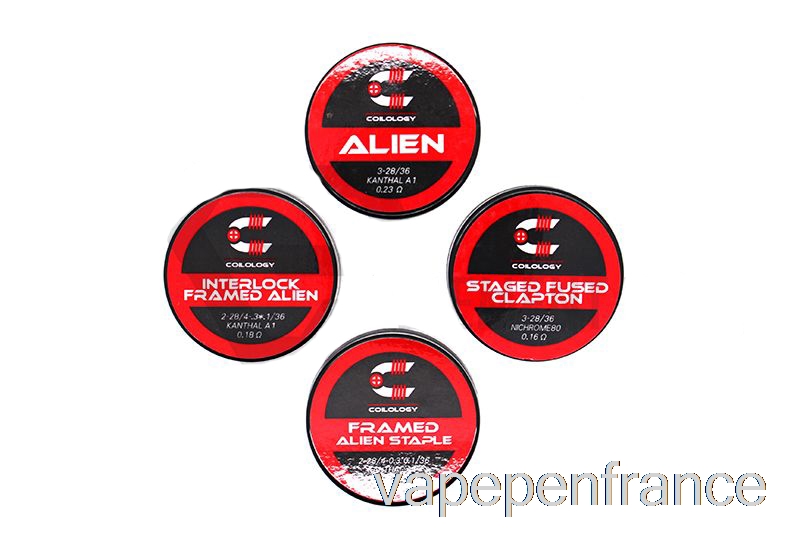 Coilology Performance Bobines Préconstruites Interlock Encadré Alien - Stylo Vape Ka1 0.12ohm